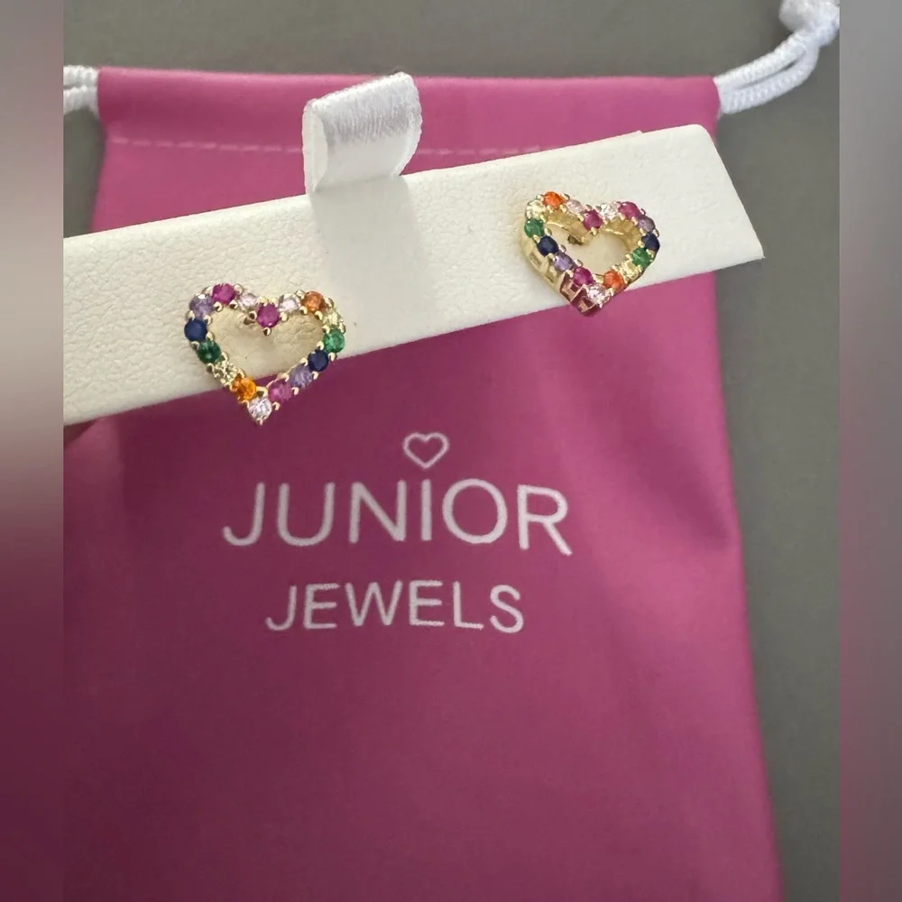 Junior Jewels Heart Earrings